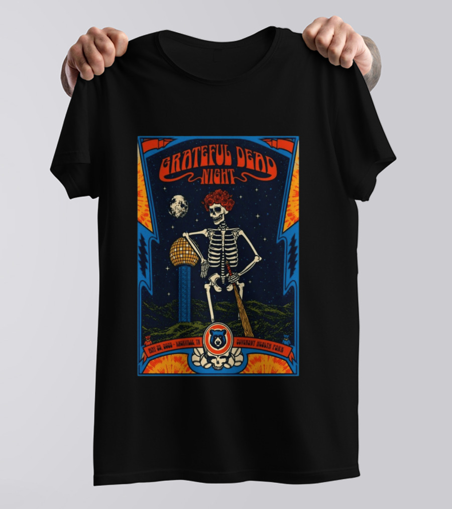 Grateful Dead Night Skeleton May 23 2026 Knoxville TN Covenant Health Park T-Shirt