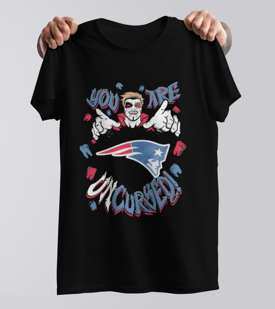 WWE Danhausen New England Patriots You Are Uncursed T-Shirt