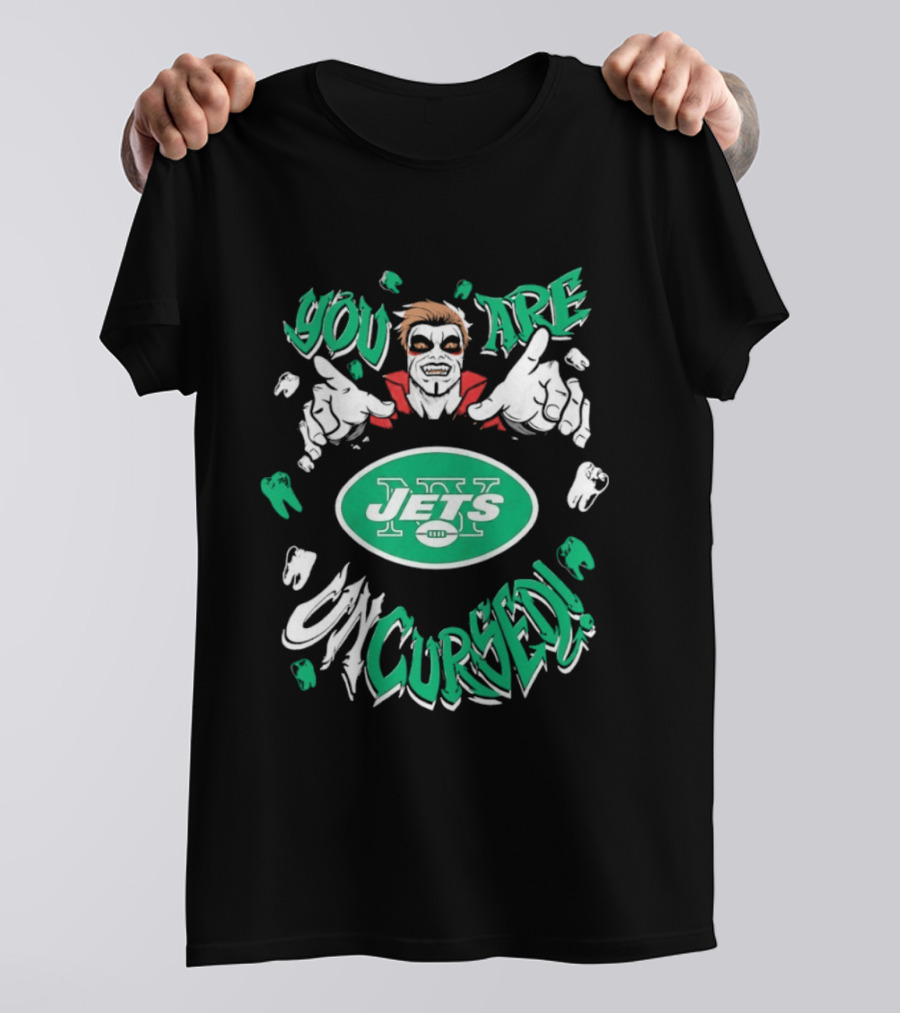 WWE You Are Uncursed Jets Danhausen X New York T-Shirt