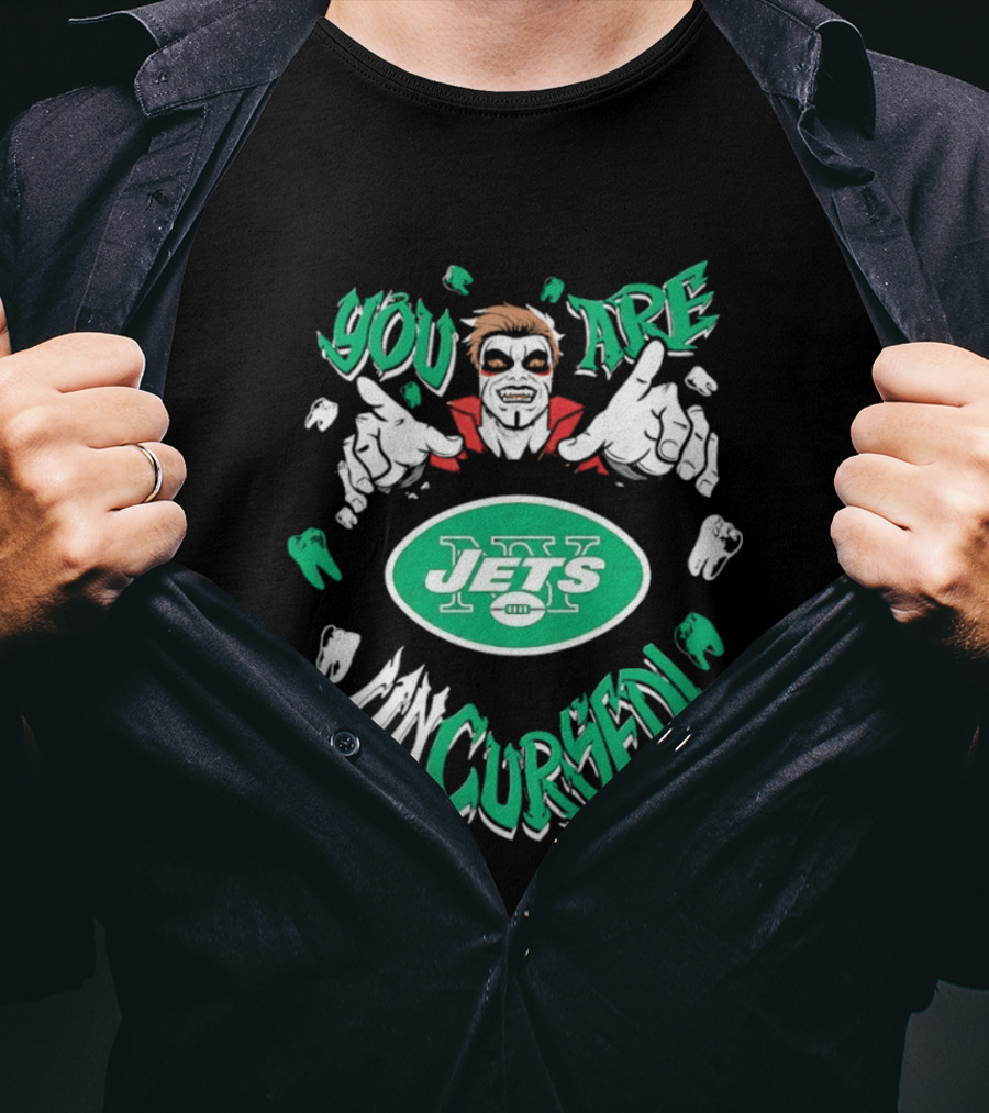 WWE You Are Uncursed Jets Danhausen X New York T-Shirt