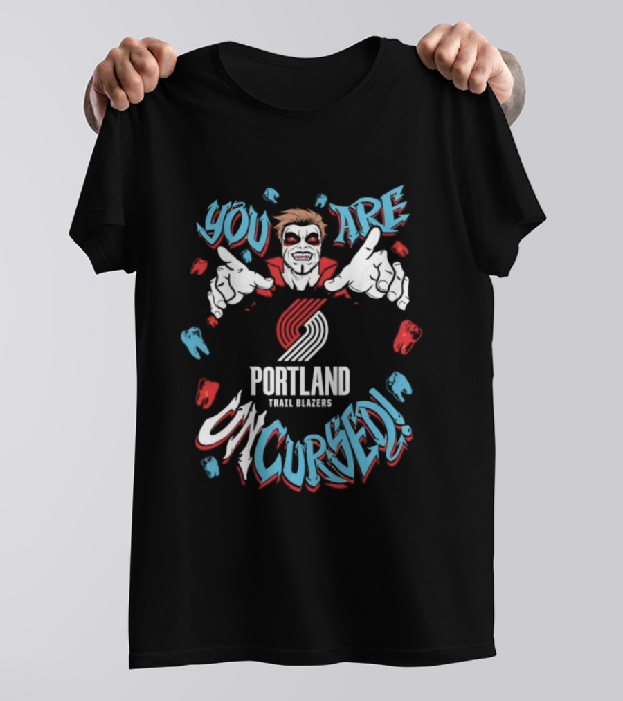 Danhausen You Are Uncursed Portland Trail Blazers WWE Collaboration T-Shirt