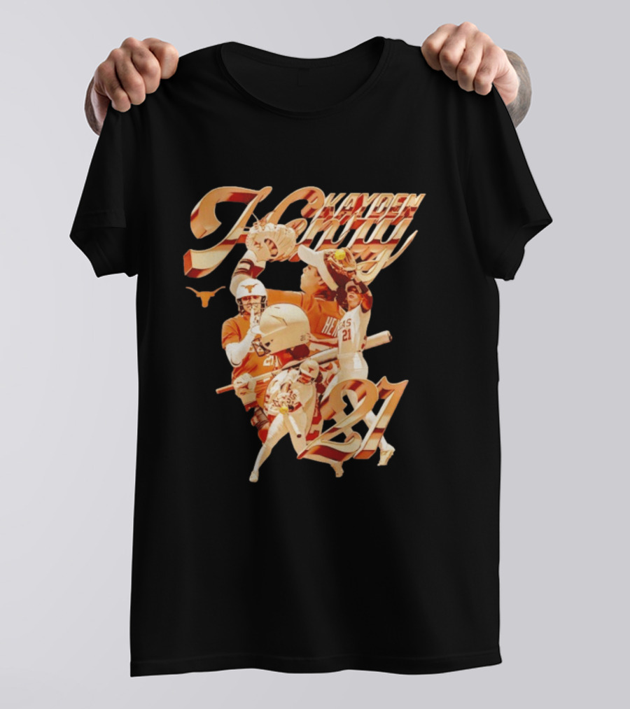 Kayden Henry Texas Longhorns 21 NCAA Softball 2026 T-Shirt
