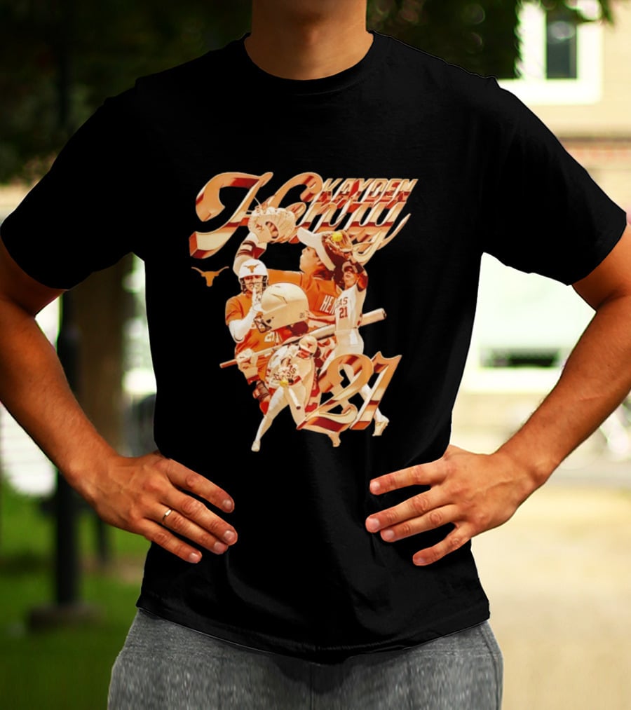 Kayden Henry Texas Longhorns 21 NCAA Softball 2026 T-Shirt