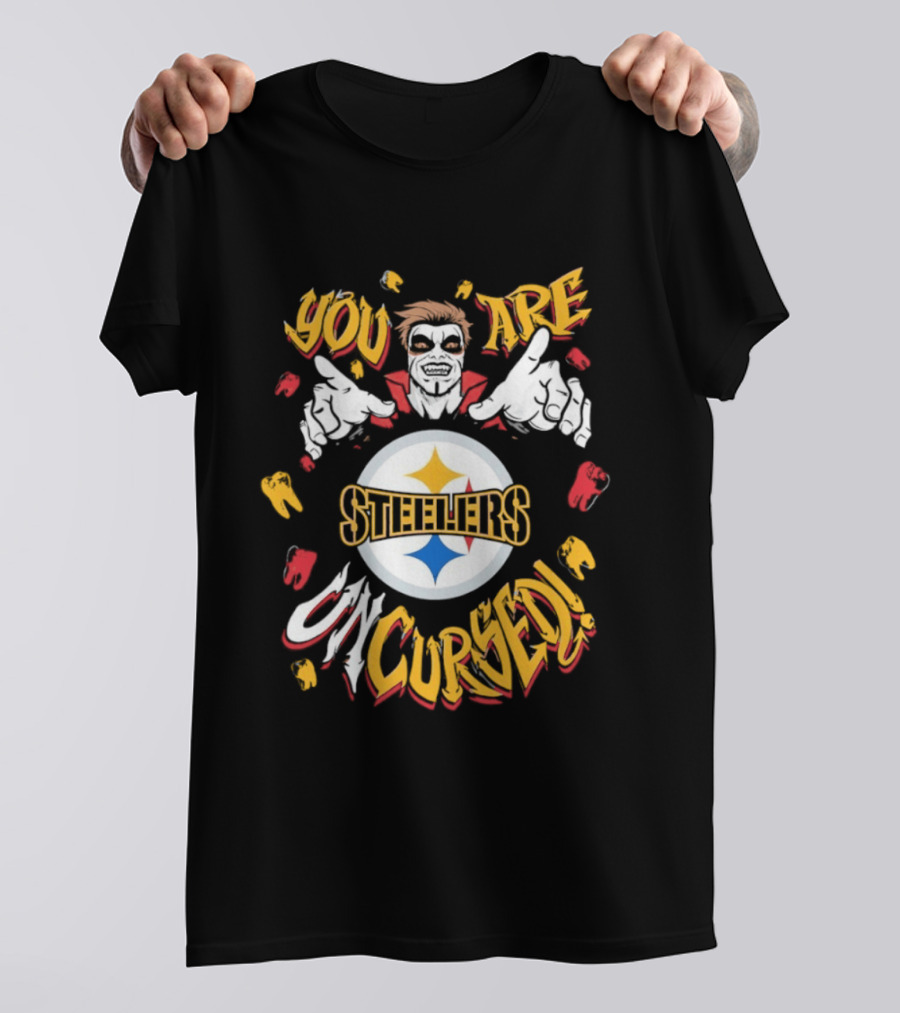 WWE Danhausen Steelers Football You Are Uncursed T-Shirt