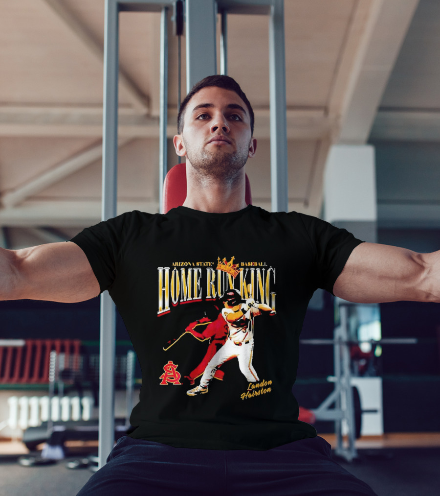 Arizona State Baseball Home Run King Landon Hairston T-Shirt