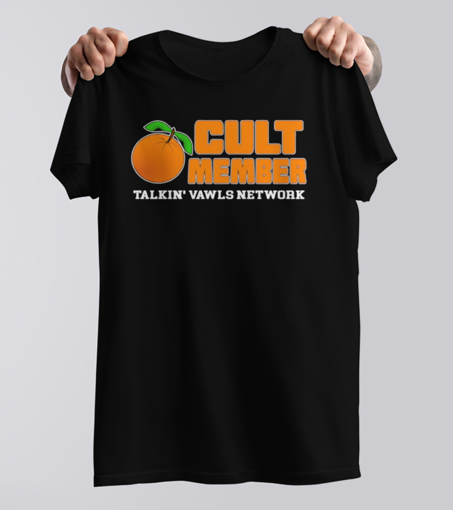 CULT MEMBER Talkin Vawls Network Orange T-Shirt