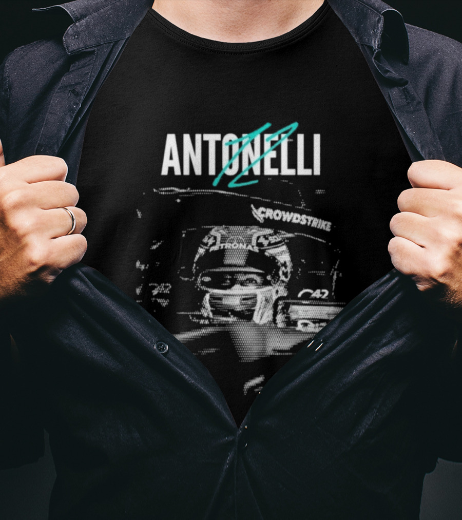 Antonelli F1 Racing Driver Helmet T-Shirt