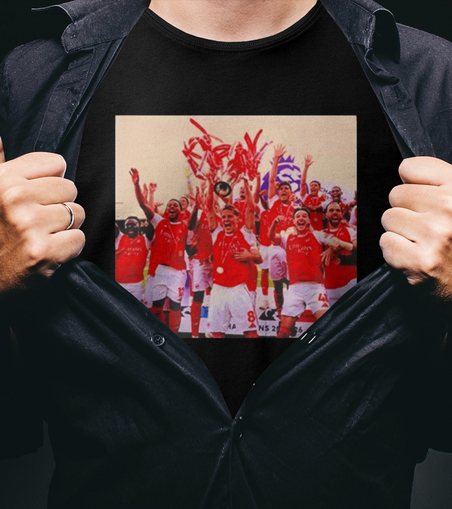 Champions Arsenal Premier League Triumph 2026 T-Shirt