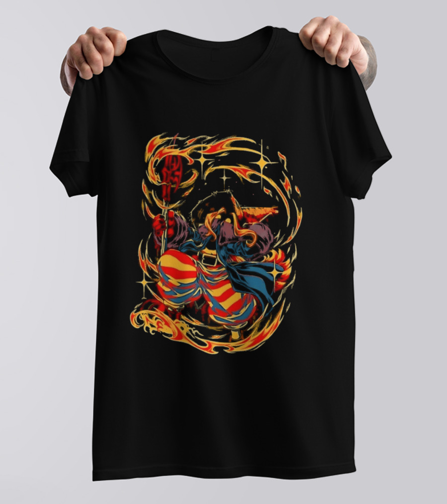 Black Mage Final Fantasy Tactics Fire Magic Power Blast T-Shirt