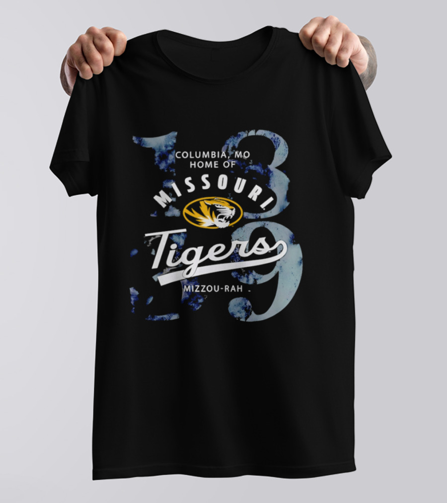 Columbia MO Home Of Missouri Tigers Mizzou Rah 1839 T-Shirt