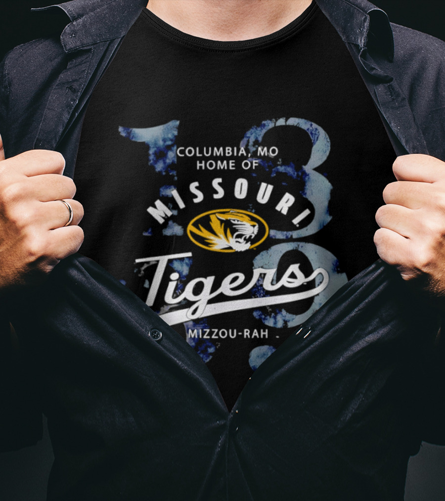 Columbia MO Home Of Missouri Tigers Mizzou Rah 1839 T-Shirt