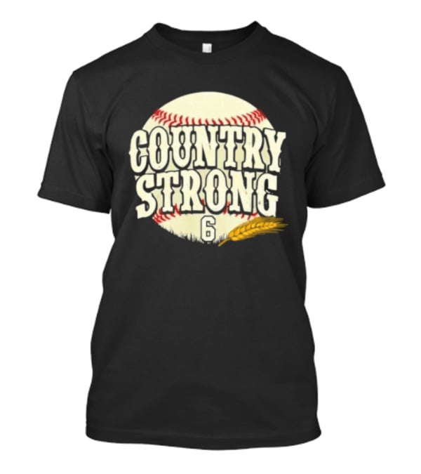 Country Strong Jake Meyers #6 Houston Astros Baseball T-Shirt