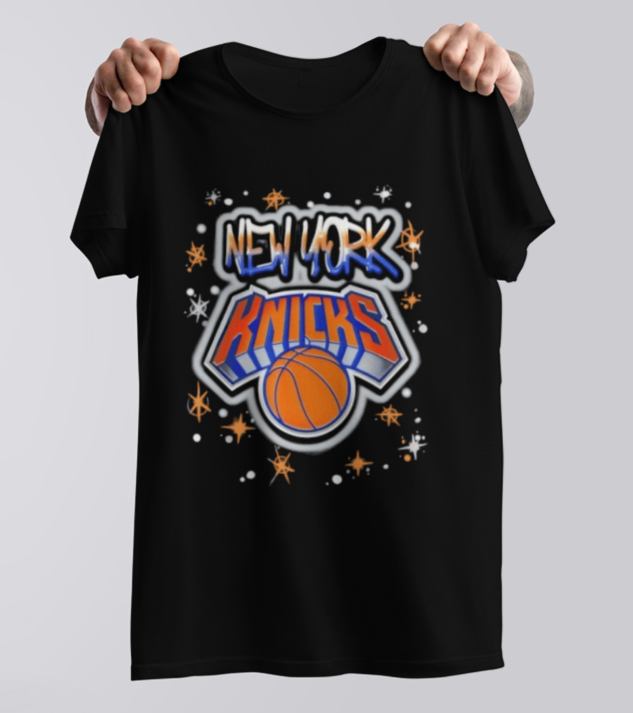 New York Knicks Airbrush NBA Basketball Team T-Shirt