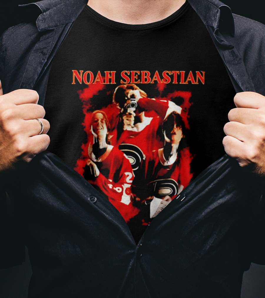 Noah Sebastian Collage Red Sports T-Shirt