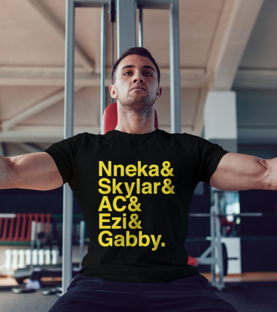 Nneka Skylar AC Ezi Gabby Seattle Storm WNBA 2025 Ampersand Stars T-Shirt