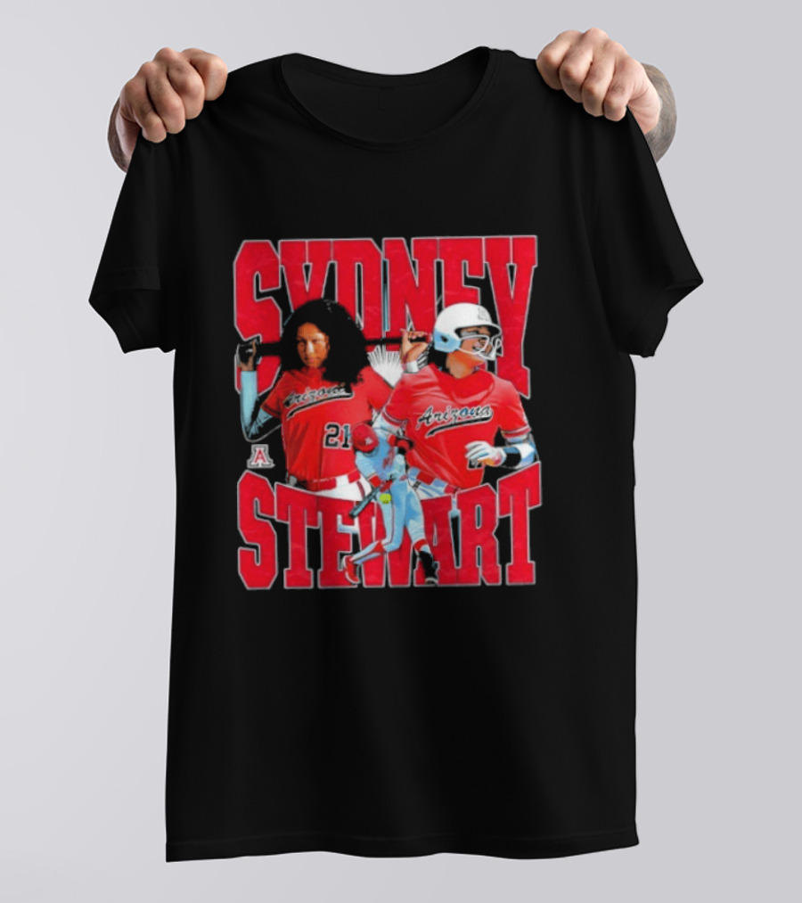 Sydney Stewart Arizona Wildcats NCAA Softball Team T-Shirt