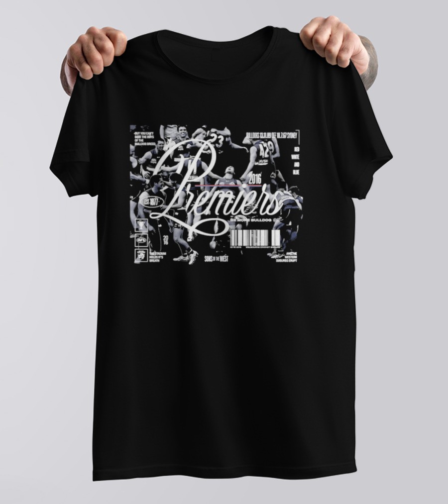 Western Bulldogs Premiers 2016 AFL Legends T-Shirt