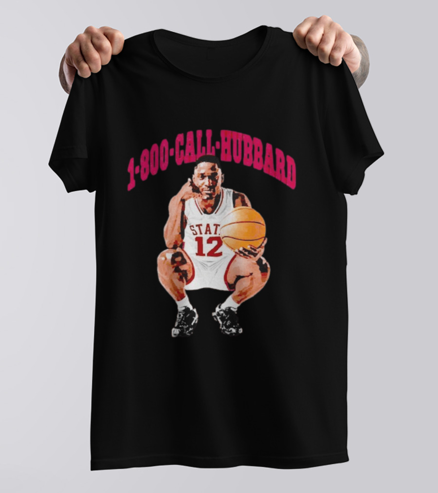 1 800 Call Hubbard State 12 Mississippi Bulldogs T-Shirt