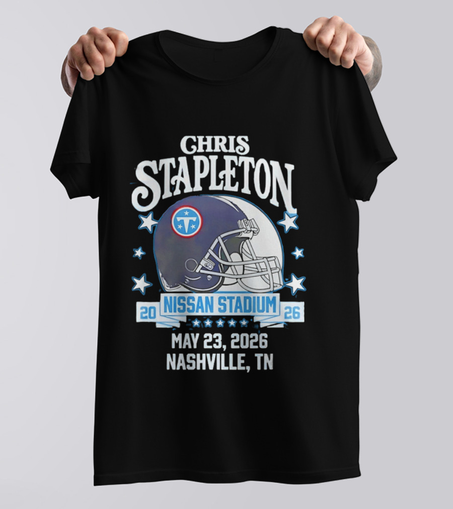 Chris Stapleton Nissan Stadium Tennessee Titans May 23 2026 Nashville TN T-Shirt