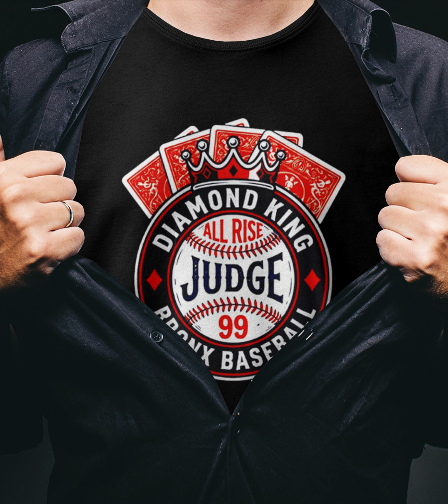 Diamond King All Rise Judge 99 Bronx Baseball T-Shirt