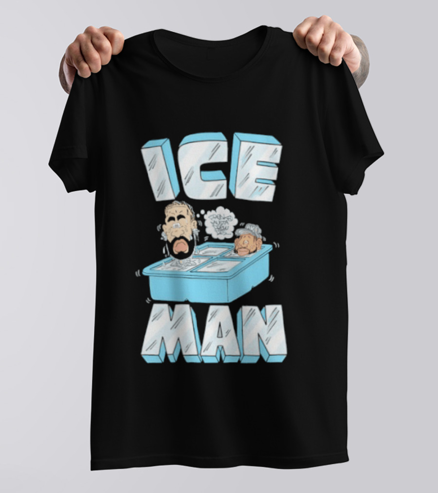 Iceman Fronko Musta Drew Diss Caricature Drake T-Shirt