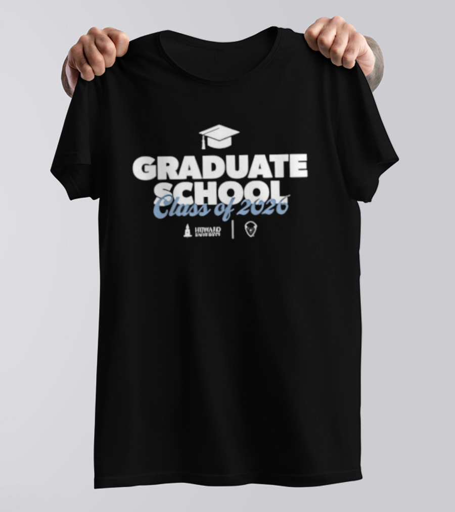Howard University Graduate School Class Of 2026 Graduation Cap T-Shirt