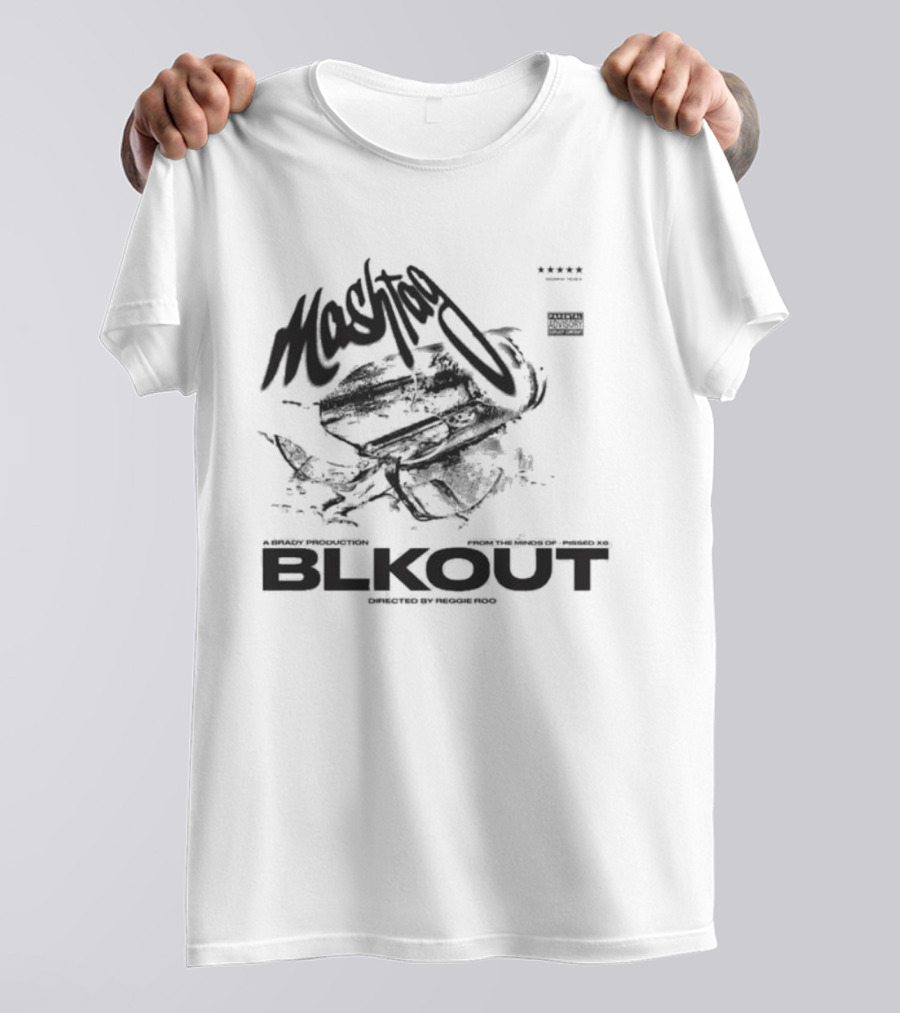 BLKOUT Machin Directed By Reggie Roo T-Shirt