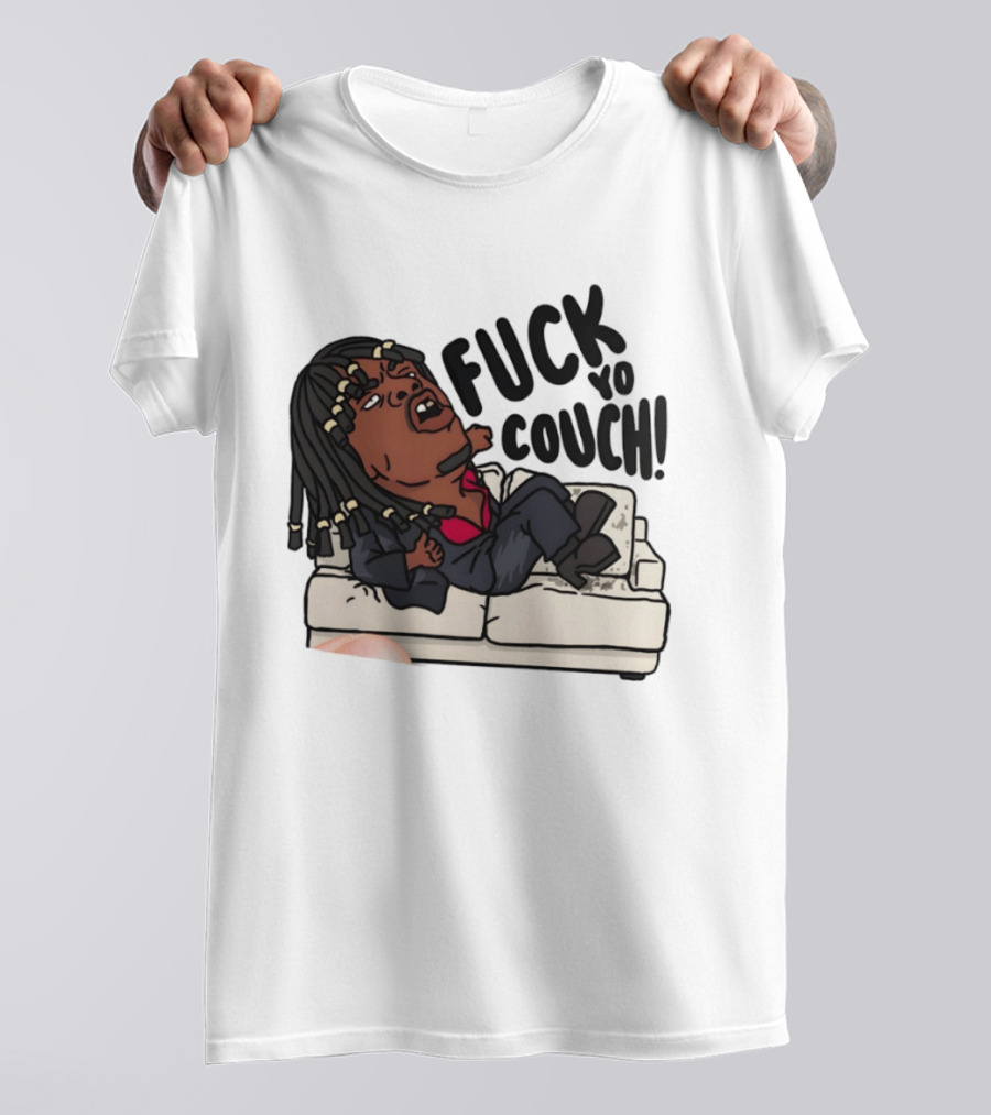 Chief Keef Fuck Yo Couch Illustrated Meme Drawing T-Shirt