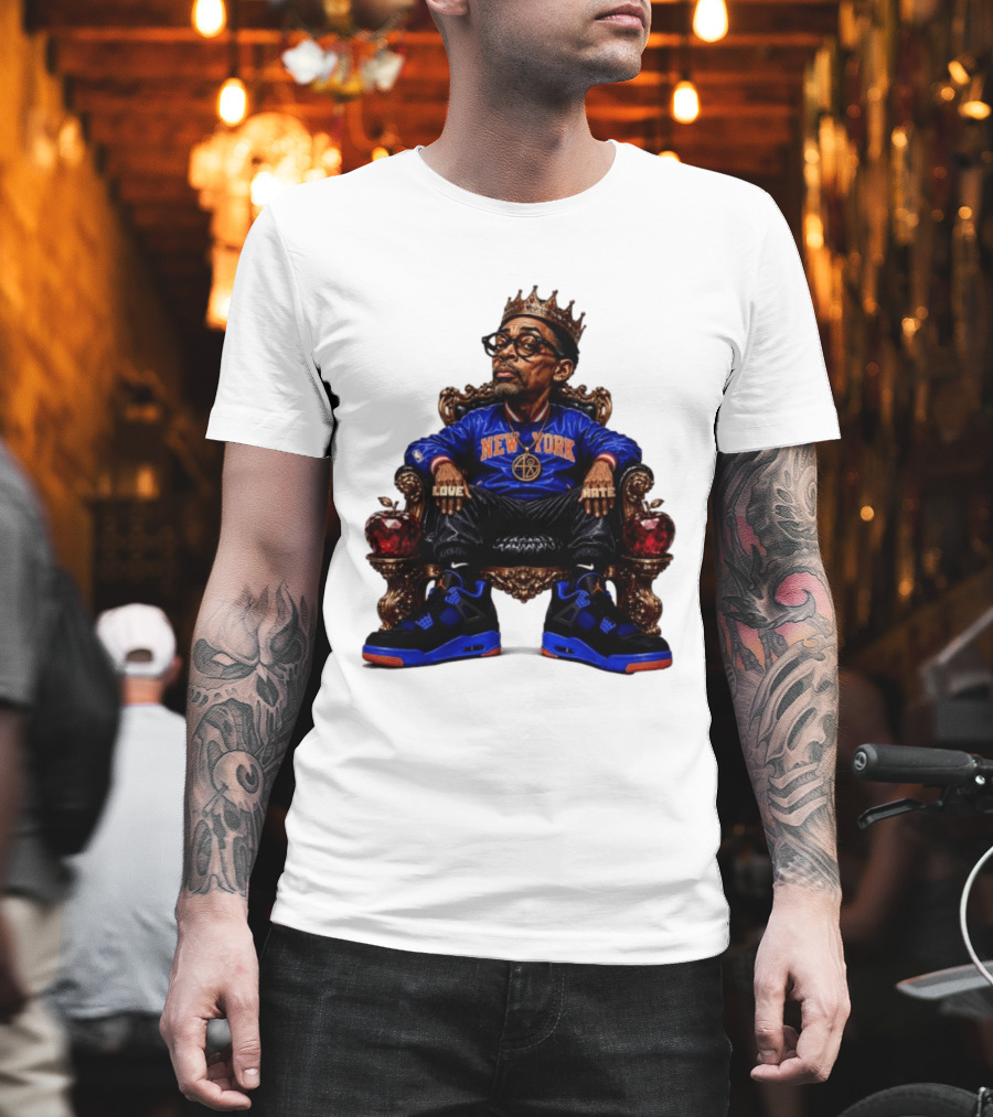 Spike Lee New York Knicks NBA Basketball Love Hate T-Shirt