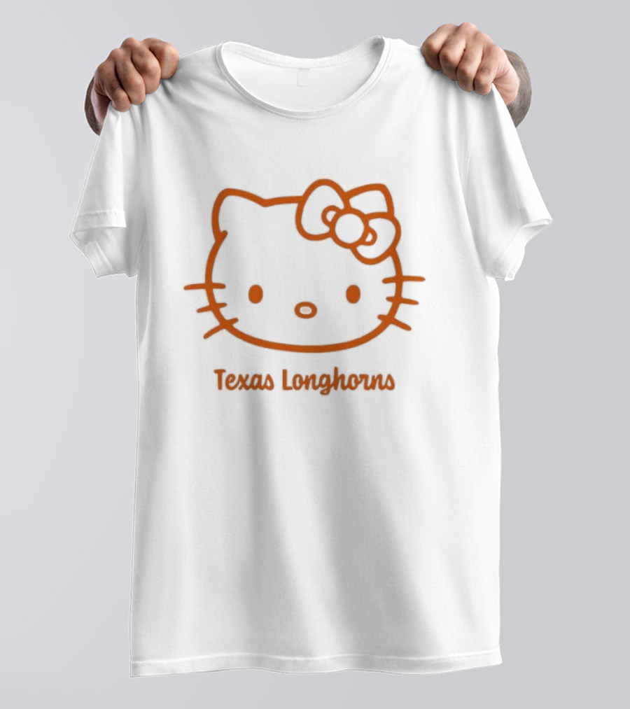 Texas Longhorns Hello Kitty Bow Out T-Shirt