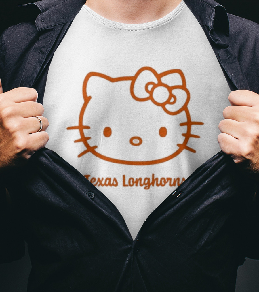 Texas Longhorns Hello Kitty Bow Out T-Shirt