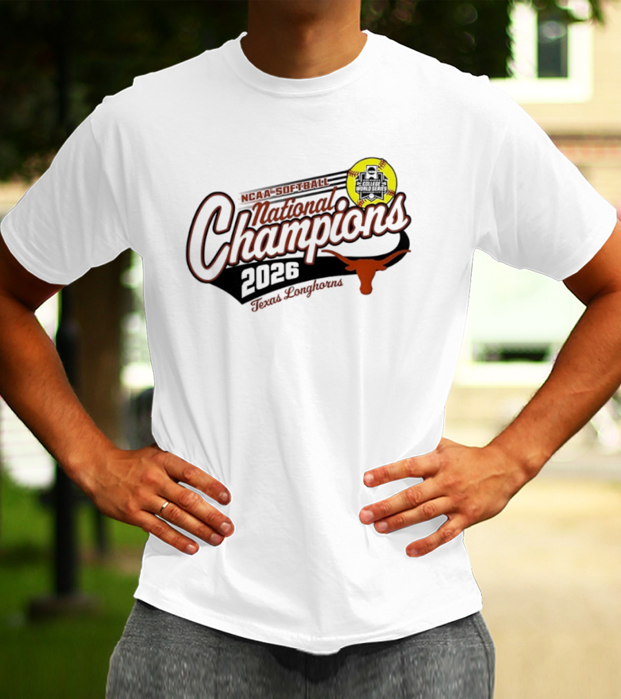 Texas Longhorns 2026 Softball National Champions T-Shirt