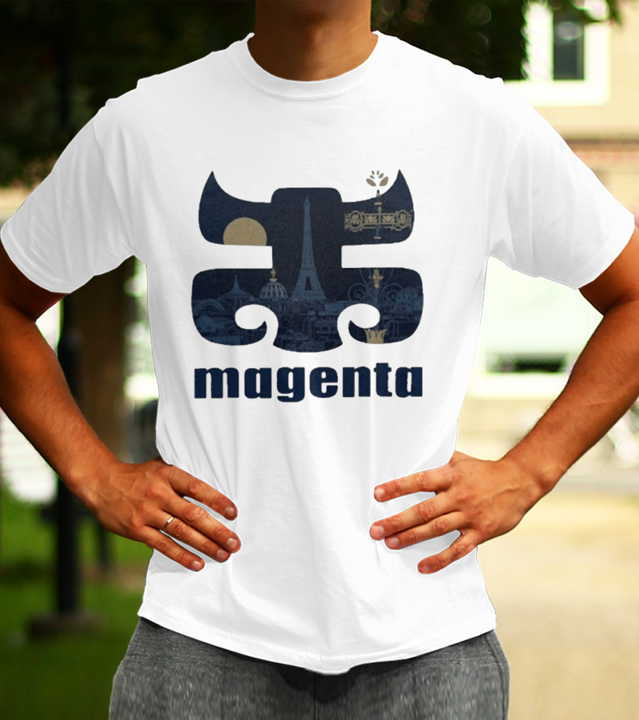 Magenta Skateboards Magenpath Ipath Eiffel Tower Paris Collab T-Shirt