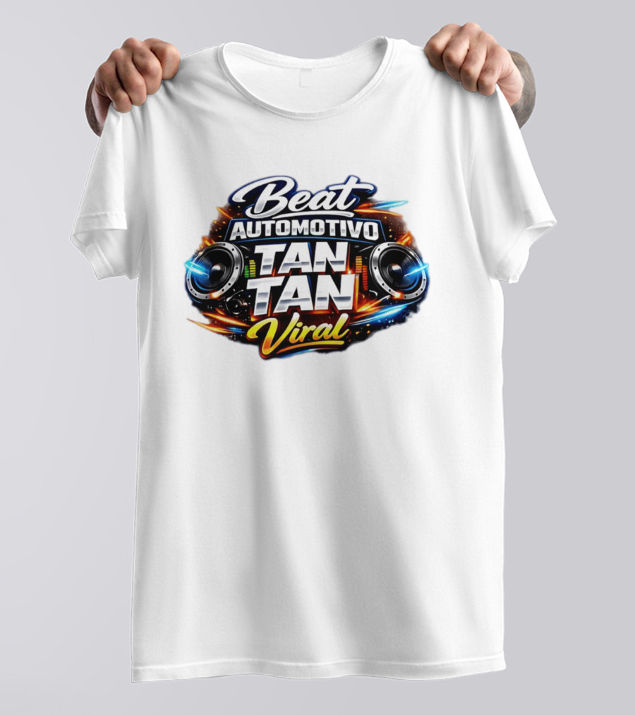 Beat Automotivo Tan Tan Tan Viral Audio Speaker Music T-Shirt