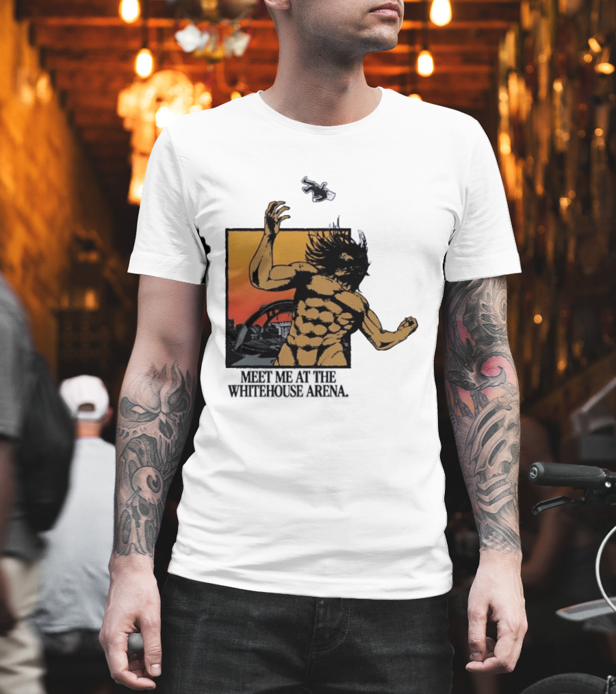 Meet Me At The Whitehouse Arena Attack On Titan Giant T-Shirt