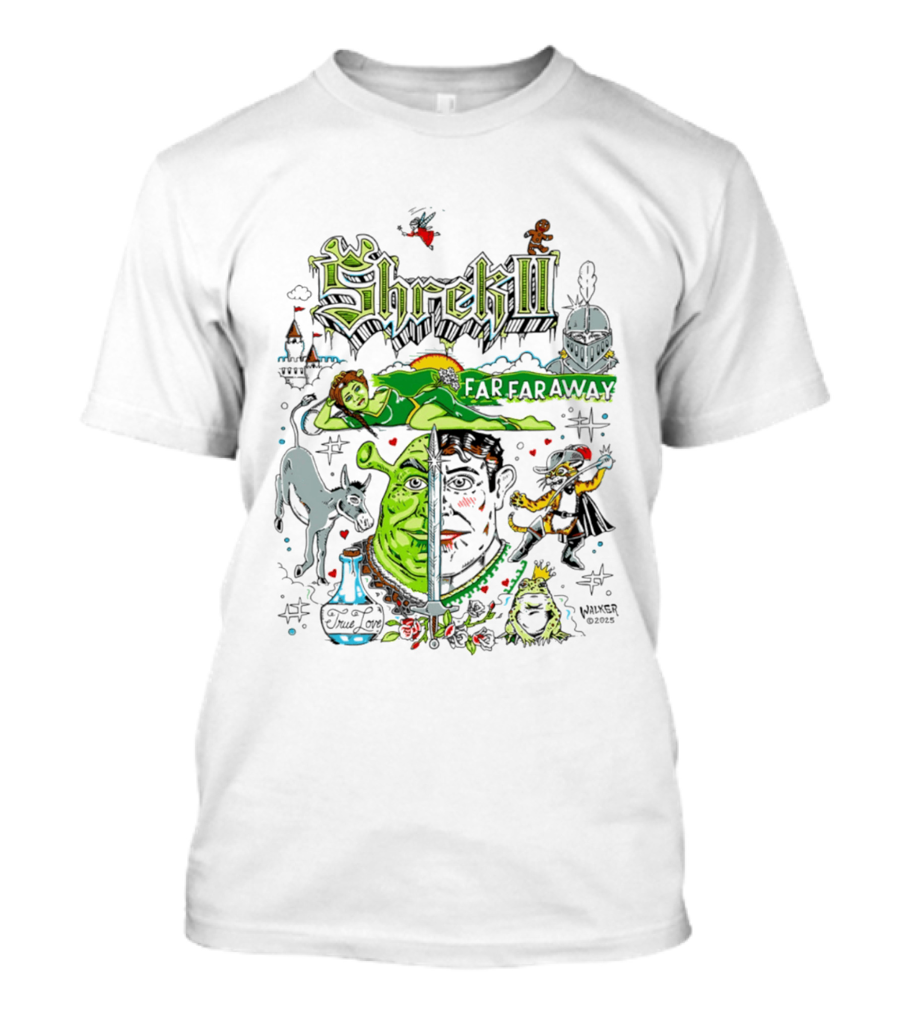 Shrek II Far Far Away True Love Adventure Winter 2023 T-Shirt