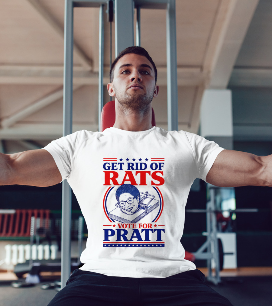 Get Rid Of Rats Vote For Pratt Political Campaign Humor T-Shirt