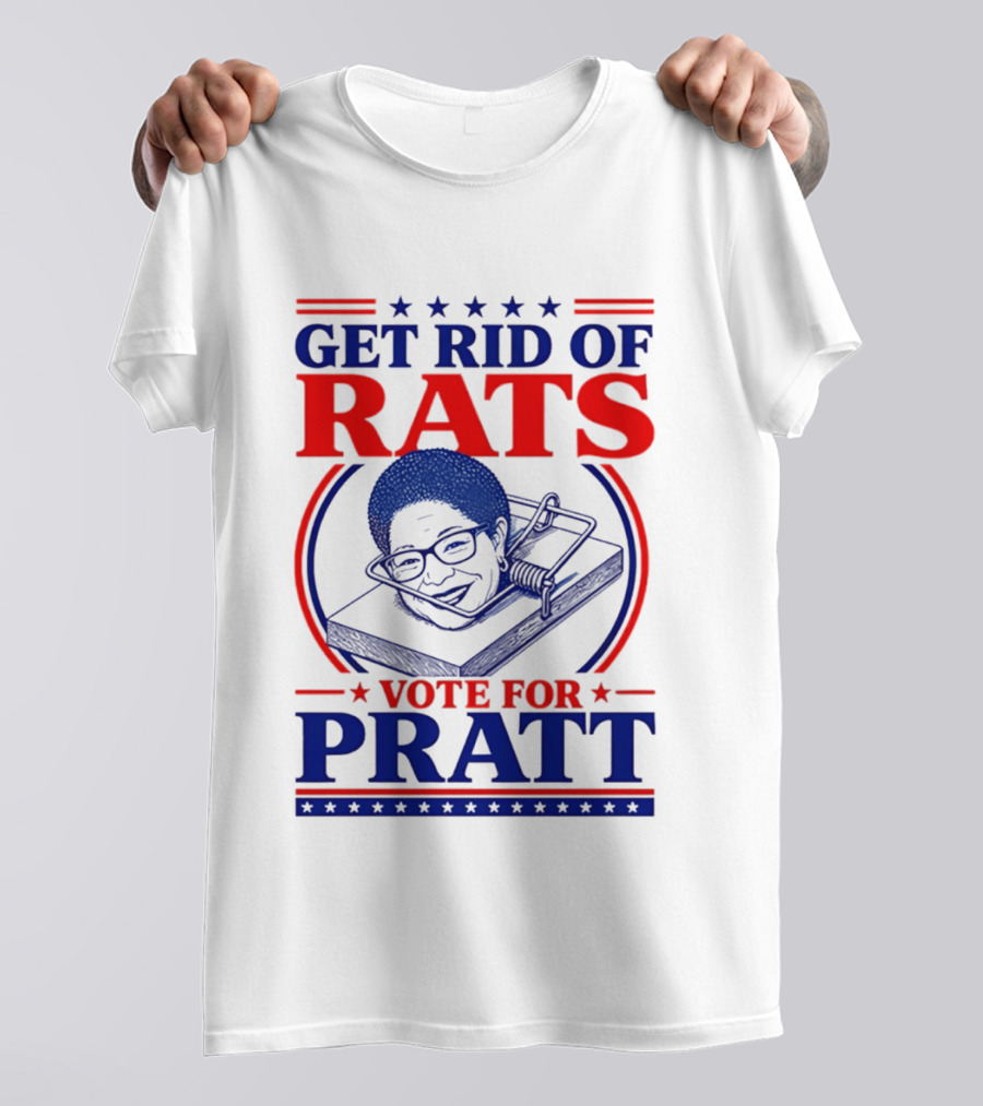 Get Rid Of Rats Vote For Pratt Political Campaign Humor T-Shirt
