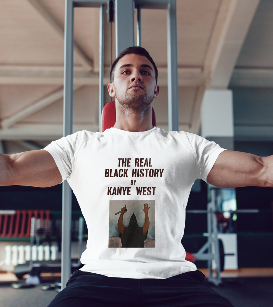 The Real Black History By Kanye West Mic Hands Up T-Shirt