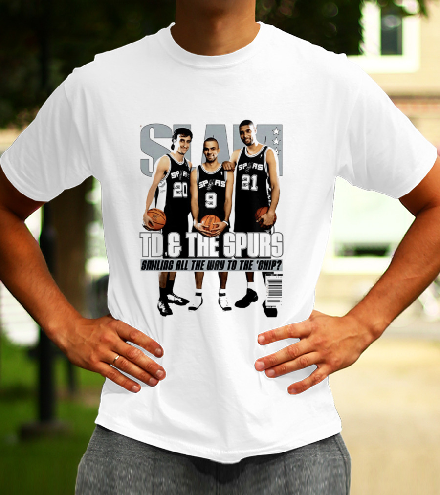 SLAM SP AS 20 9 21 TD & The Spurs Smiling All The Way To The Chip? T-Shirt