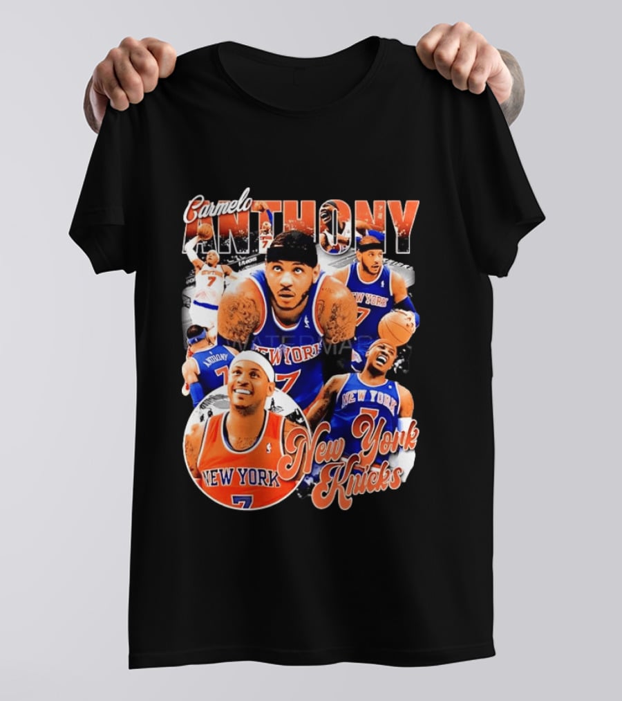 Carmelo Anthony New York Knicks NBA Basketball Legend Seven T-Shirt