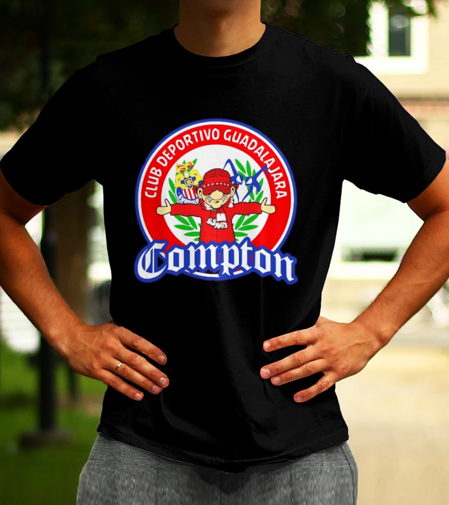 Compton Club Deportivo Guadalajara Rojiblanco T-Shirt