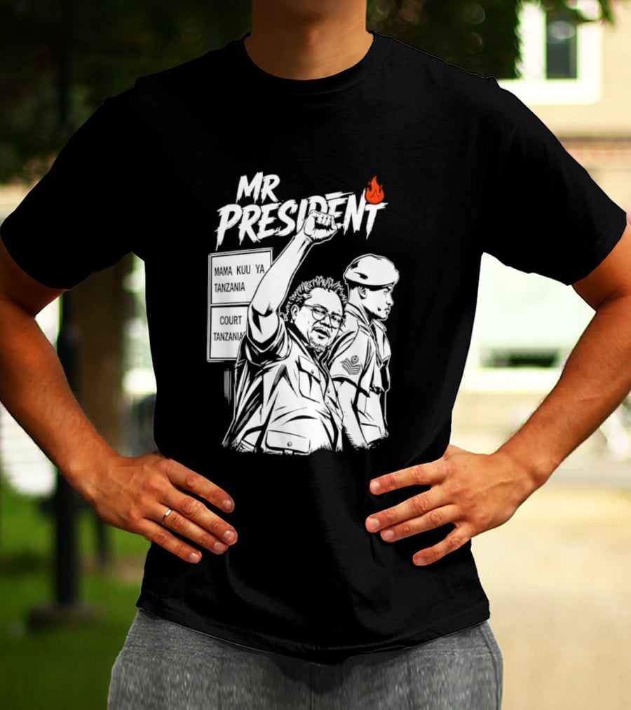 Mr President Mama Kuu Ya Tanzania Court Flame T-Shirt
