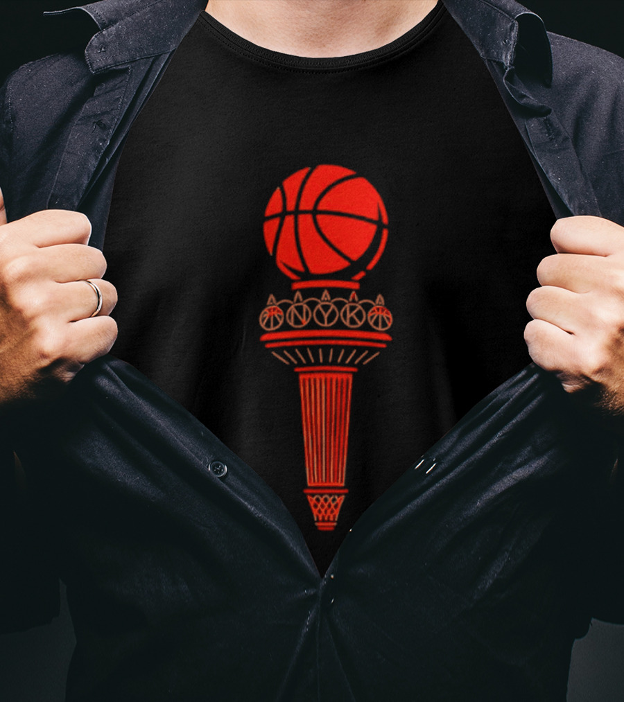 New York Knicks Basketball Torch T-Shirt