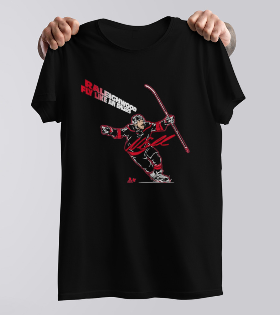 Raleighwood Fly Like An Ehlers Hockey T-Shirt