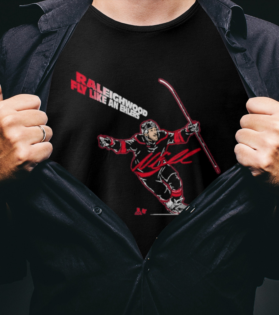 Raleighwood Fly Like An Ehlers Hockey T-Shirt