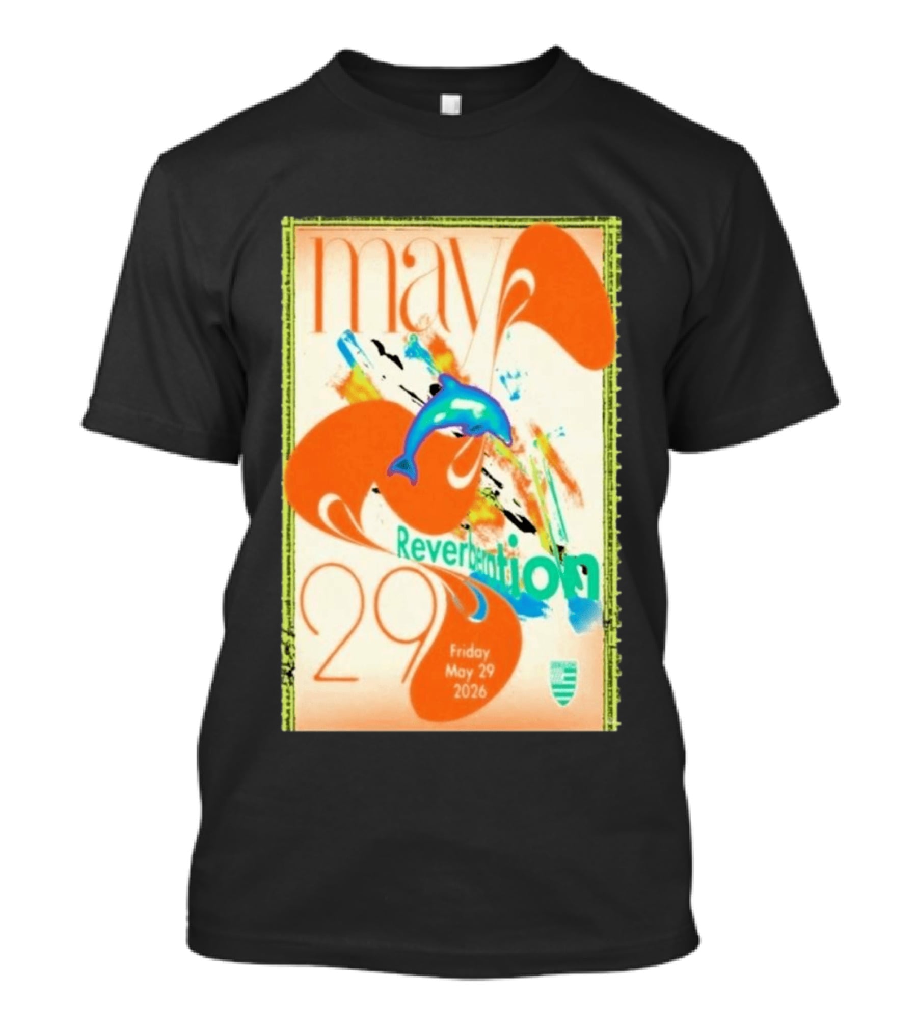 Reverberation Dolphin Event May 29 2026 Zebulon Los Angeles CA T-Shirt