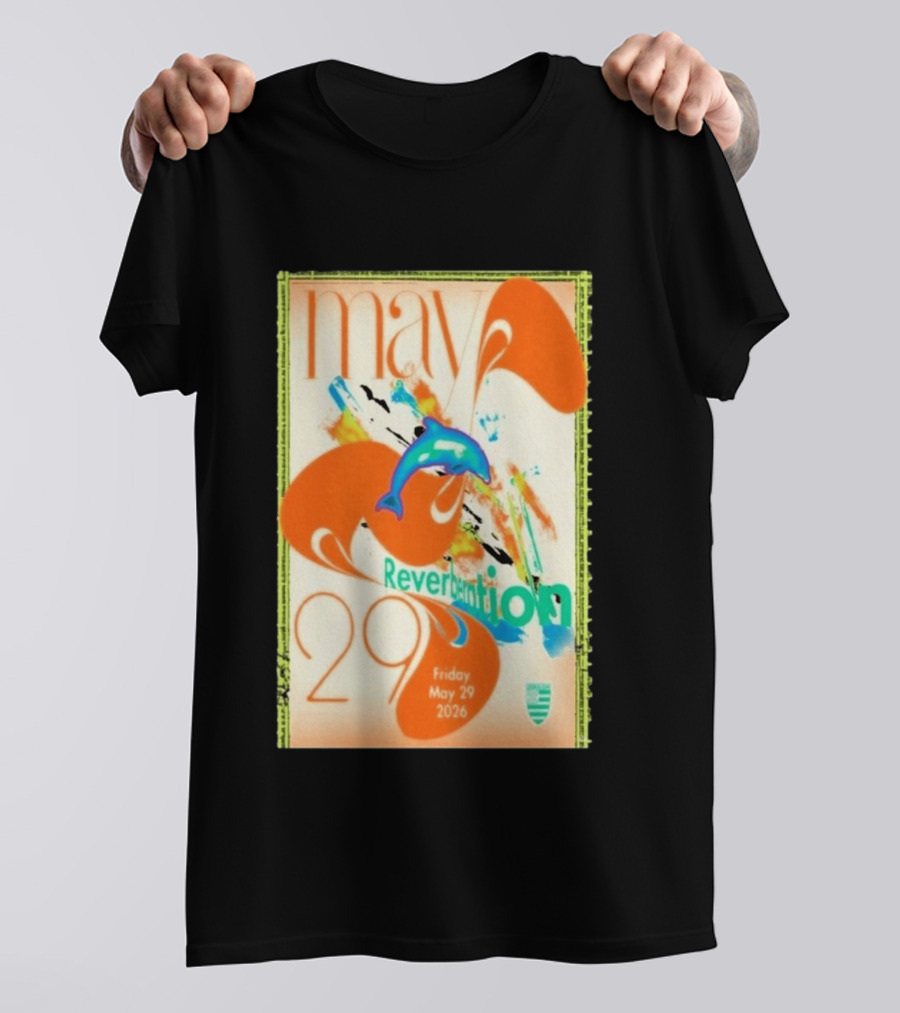 Reverberation Dolphin Event May 29 2026 Zebulon Los Angeles CA T-Shirt