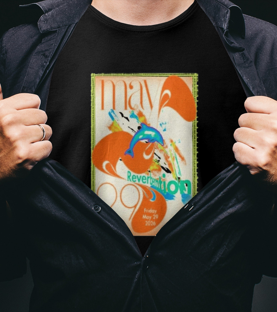 Reverberation Dolphin Event May 29 2026 Zebulon Los Angeles CA T-Shirt
