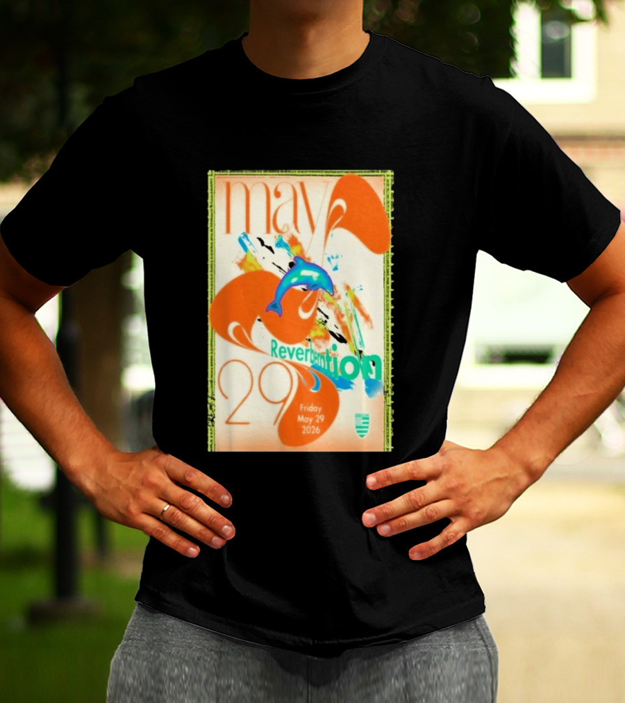 Reverberation Dolphin Event May 29 2026 Zebulon Los Angeles CA T-Shirt